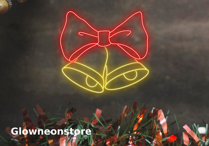 Christmas Bell Neon Sign, Christmas Led Light, Christmas Bell Decor, Christmas Gifts