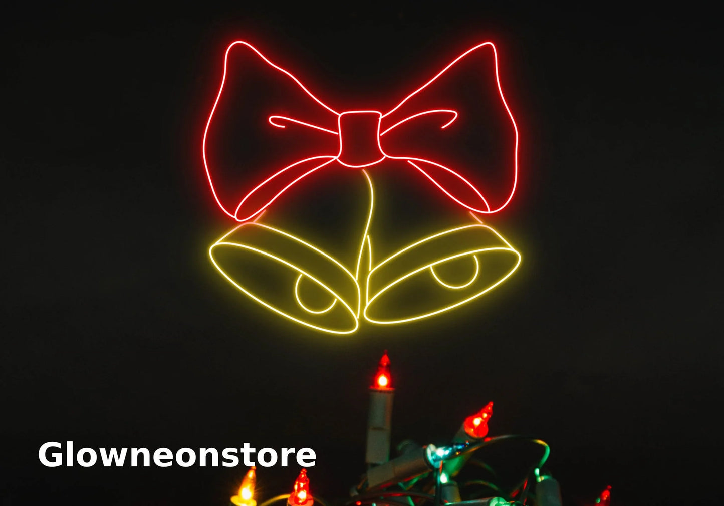 Christmas Bell Neon Sign, Christmas Led Light, Christmas Bell Decor, Christmas Gifts