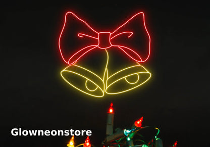 Christmas Bell Neon Sign, Christmas Led Light, Christmas Bell Decor, Christmas Gifts