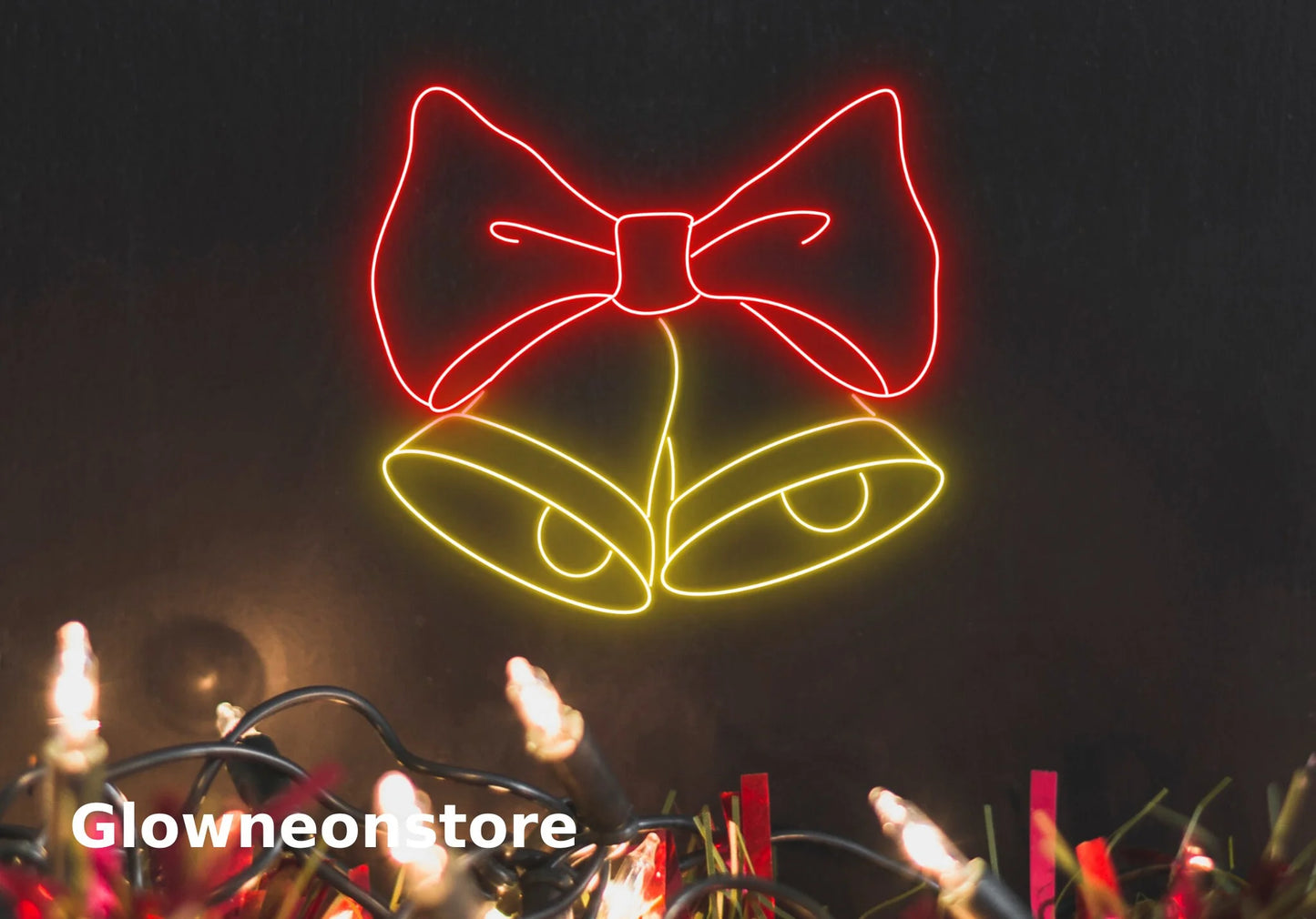 Christmas Bell Neon Sign, Christmas Led Light, Christmas Bell Decor, Christmas Gifts