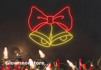 Christmas Bell Neon Sign, Christmas Led Light, Christmas Bell Decor, Christmas Gifts