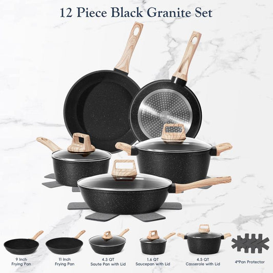 Granite Induction Cookware Set